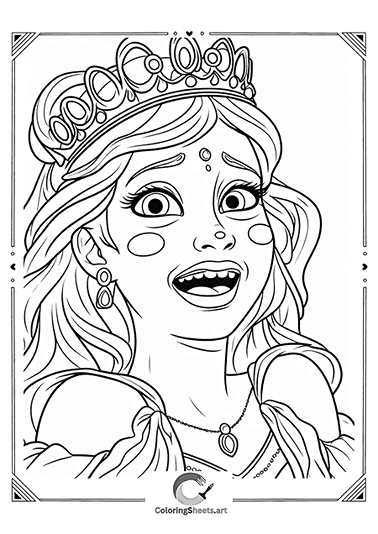 Surprised Princess – A princess with an expression of total surprise.