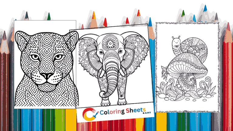Animal Mandala Coloring Pages