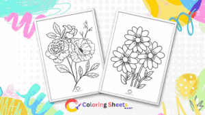 Garden Flowers Coloring Pages (30+ PDF Free Printable)