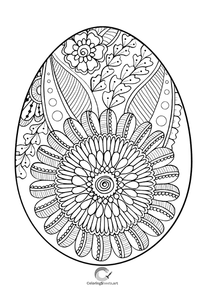 Simple Striped Petal Mandala