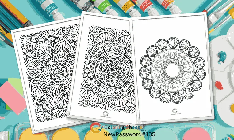 Intricate Mandalas Coloring Pages featured Image