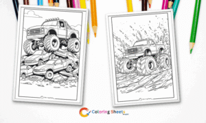 Monster Truck Coloring Pages
