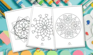 30 Printable Simple Mandala Coloring Page