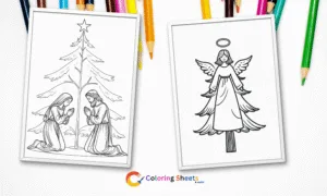 30 Traditional Christmas Coloring Pages – Santa, Trees & More (Free PDF)