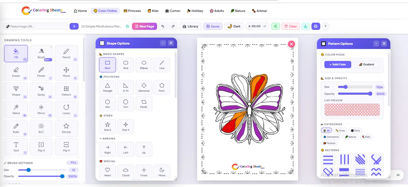 How to Use the Color Online Tool