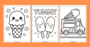 Free Printable Ice Cream Coloring Pages for Kids to Print