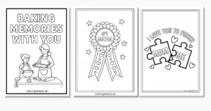 Free Printable Mothers Day Cards to Color PDF