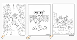 Free Kids Bible Coloring Pages (Printable pdf)