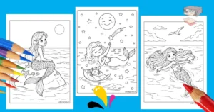 Little Mermaid Coloring Pages (Printables for Kids) collection pdf