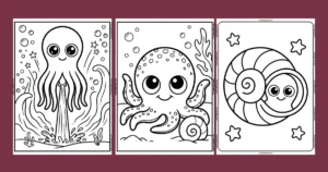 Free Octopus Coloring Pages for Kids | Printable PDF