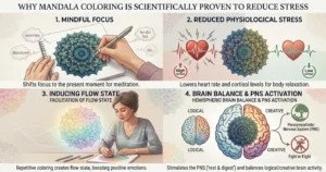 Why Mandala Coloring Reduces Stress, Backed by Science