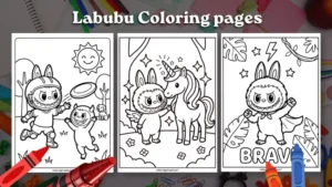 Cute & Easy Labubu Coloring Pages (Printable PDF)